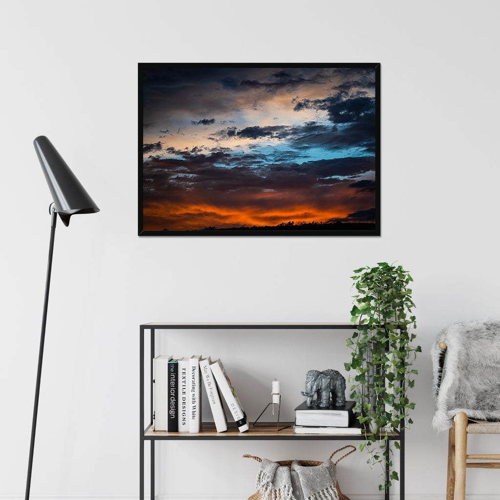 Aether Sky: Fiery Sunset