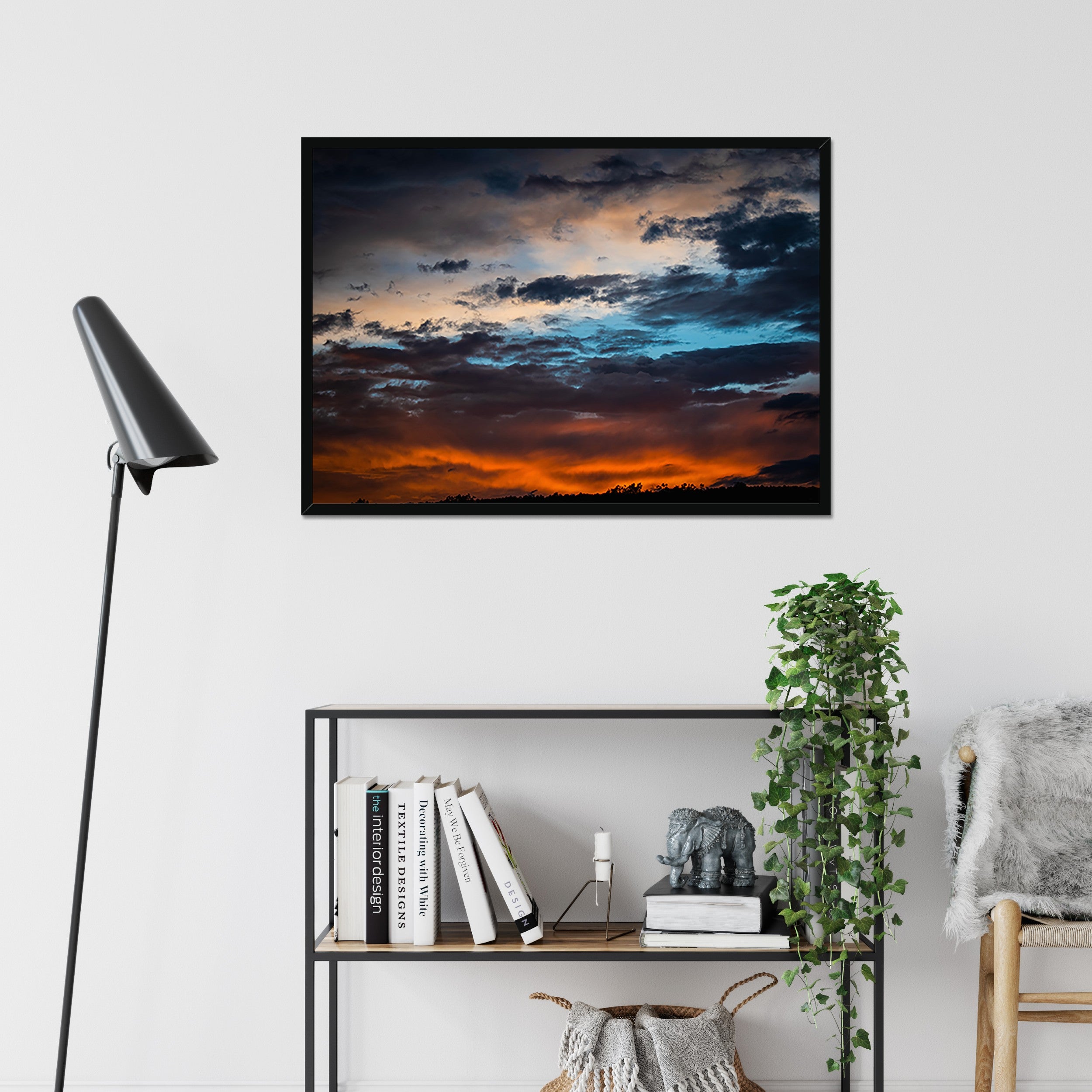 Aether Sky: Fiery Sunset