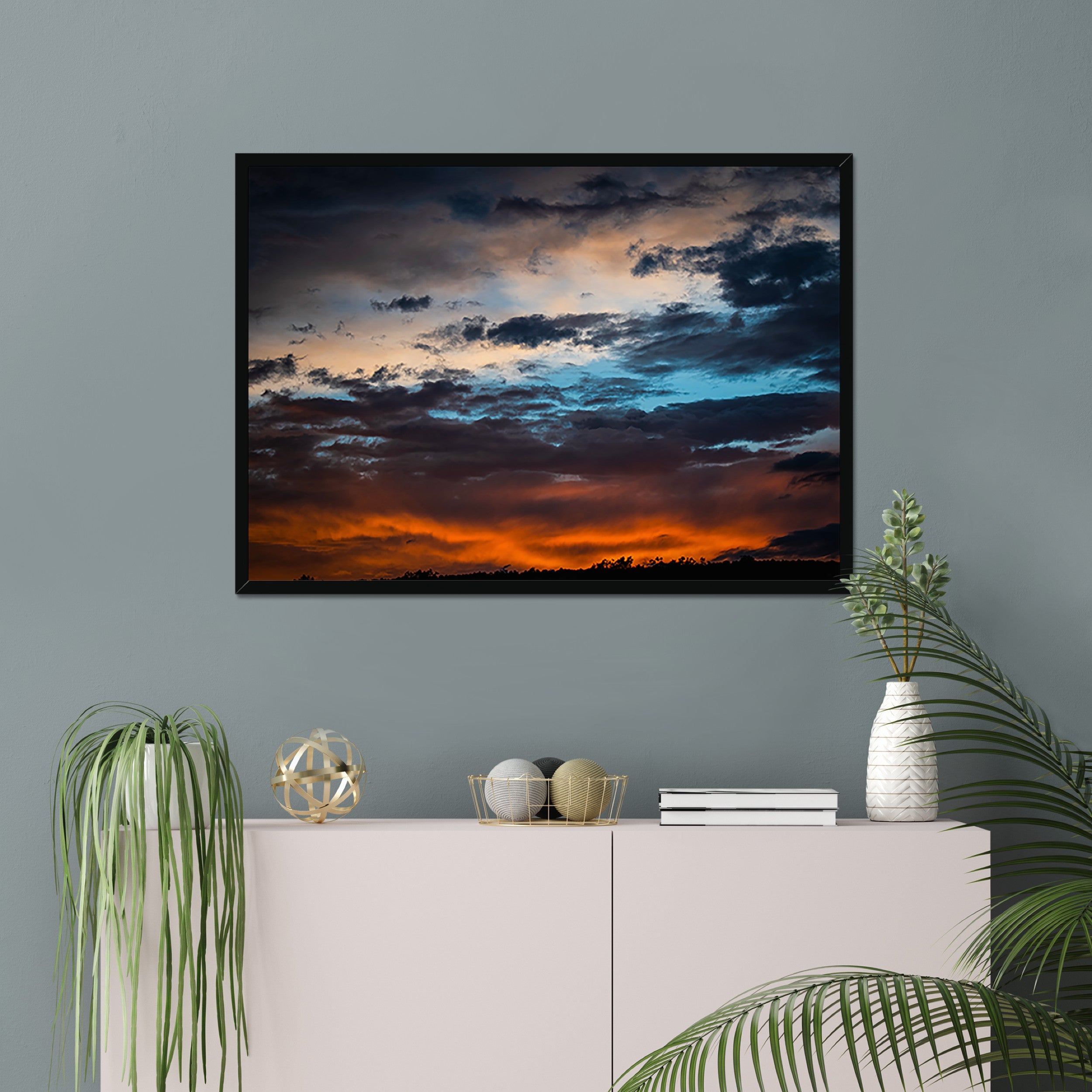Aether Sky: Fiery Sunset