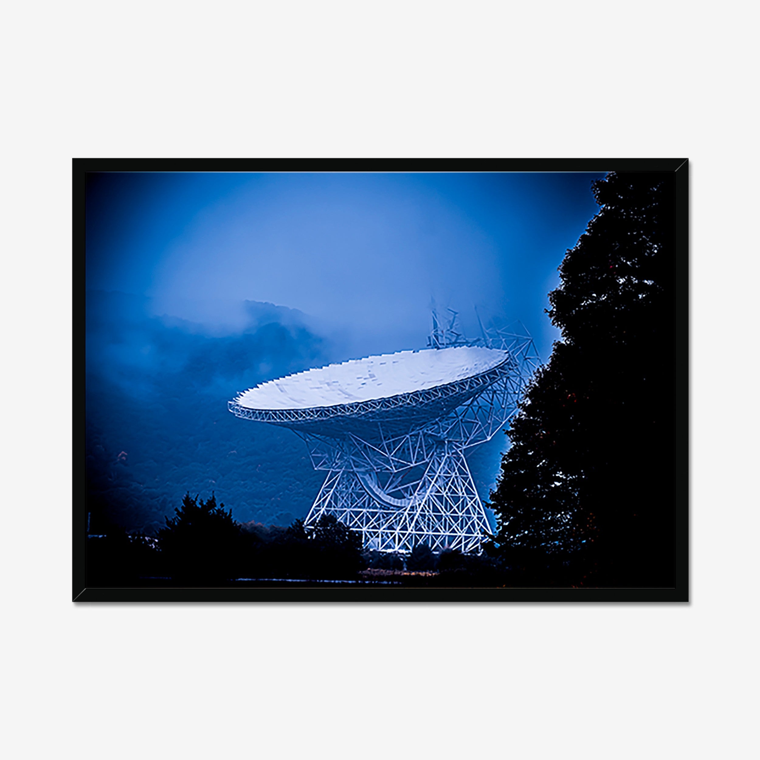 Signal in the Mist (Appalachian Fog Photography Print)