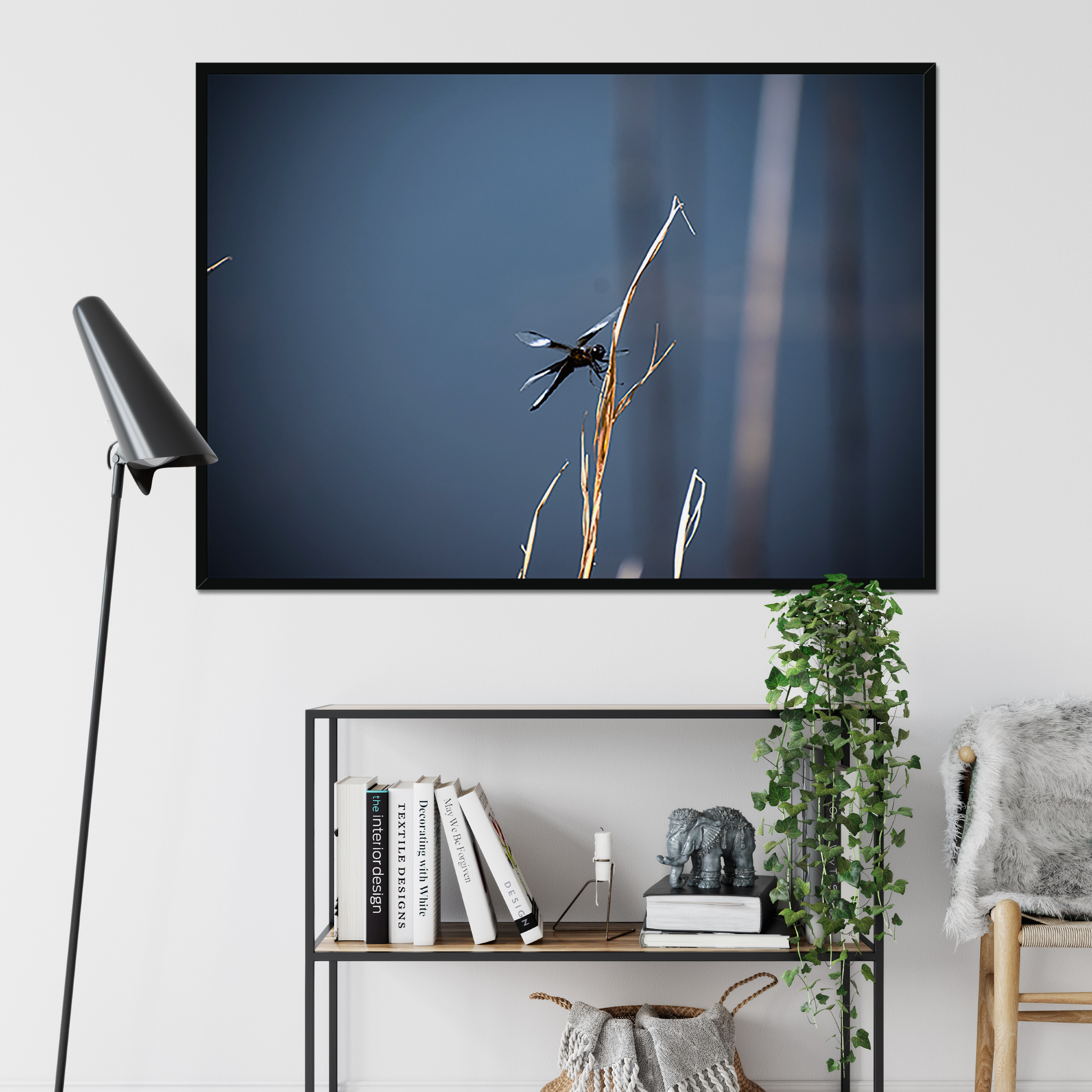 Blue Ridge Sentinel – Appalachian Dragonfly Fine Art Print