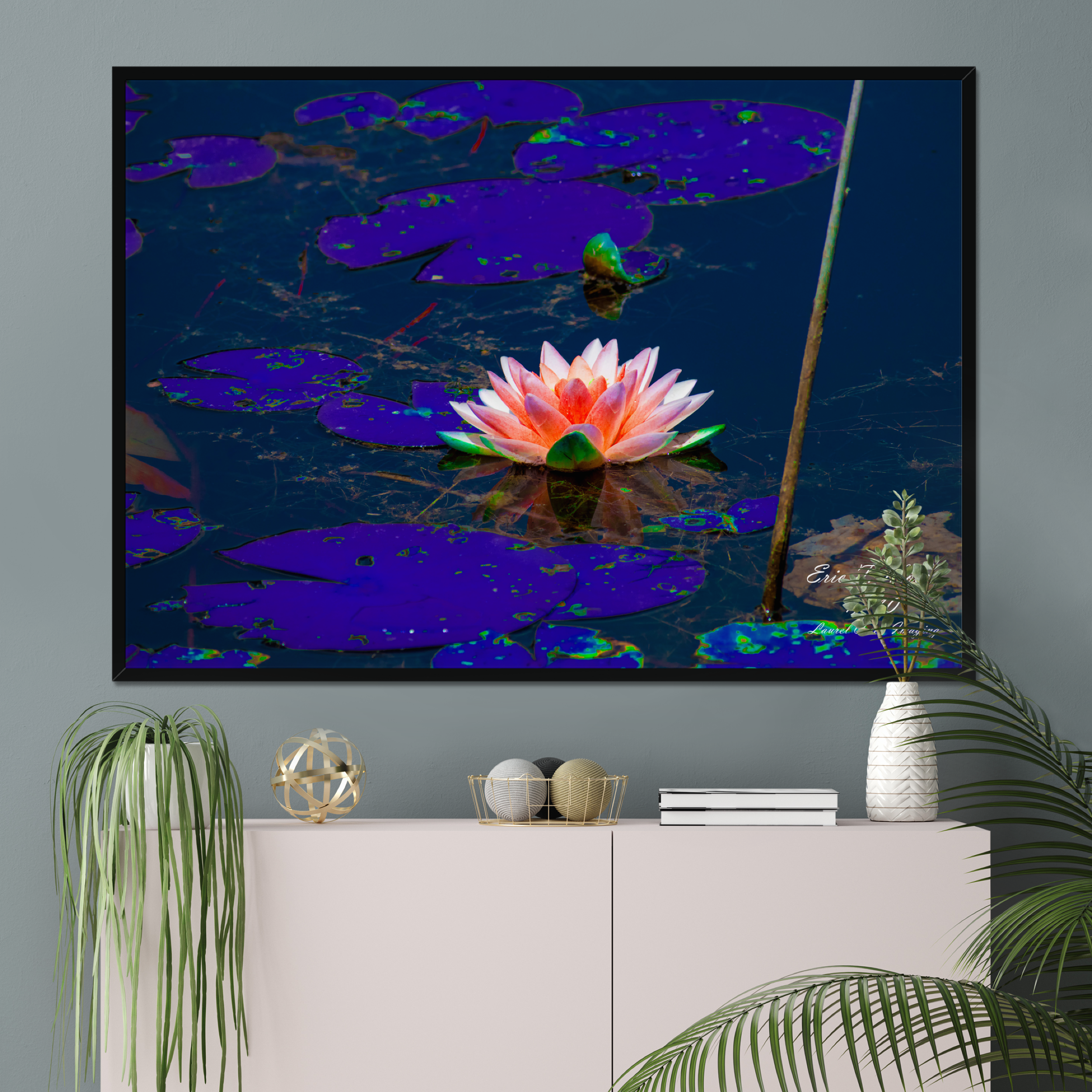 Petal Drift – Limited Edition Framed Fine Art Print (16×24) /10